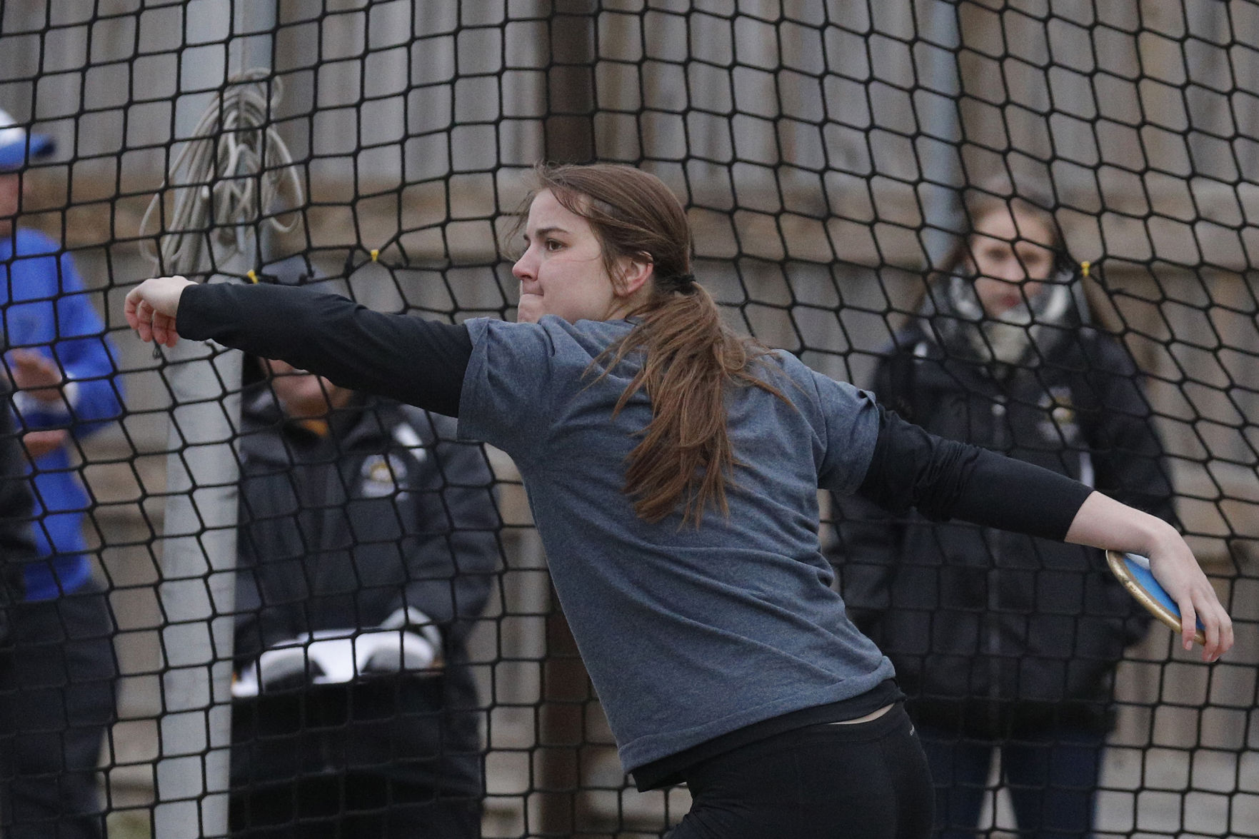 Kacie throwing